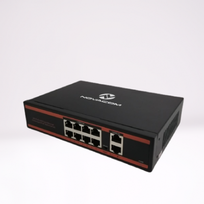 NOVACOM NC1P802F 8+2 PORT POE SWİTCH