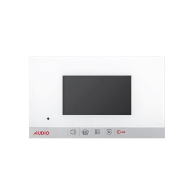 AUDİO 001180 BUS PLUS GD 4.3'' MEKANİK BTN GÖRÜNTÜLÜ DİAFON BEYAZ