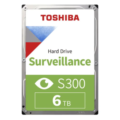 TOSHIBA S300, HDWT860UZSVA, 3.5", 6TB, 256Mb 5400 Rpm, 7/24 Güvenlik HDD TOSHIBA S300, HDWT860UZSVA, 3.5", 6TB, 256Mb 5400 Rpm, 7/24 Güvenlik HDD